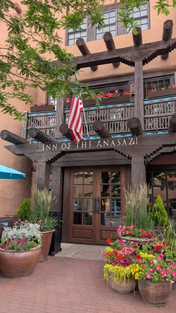 Entrance to the Inn of the Anasazi