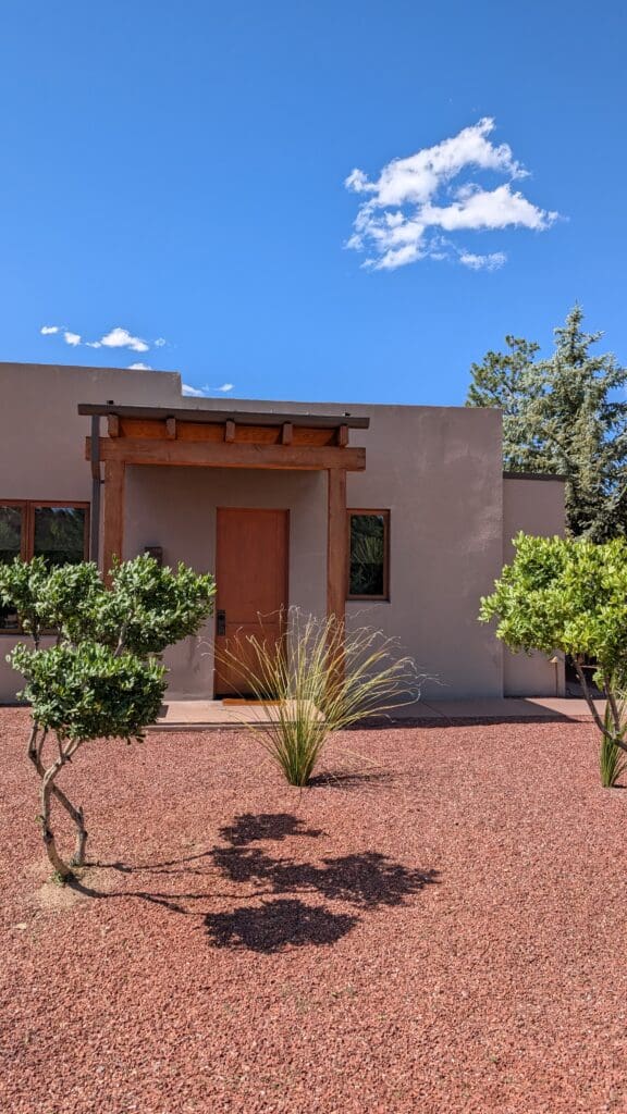 Exterior of one of the suites at the Four Seasons Rancho Encantado.